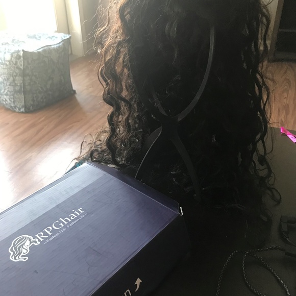 Curly Indian Full Lace Wig - Picture 2 of 4